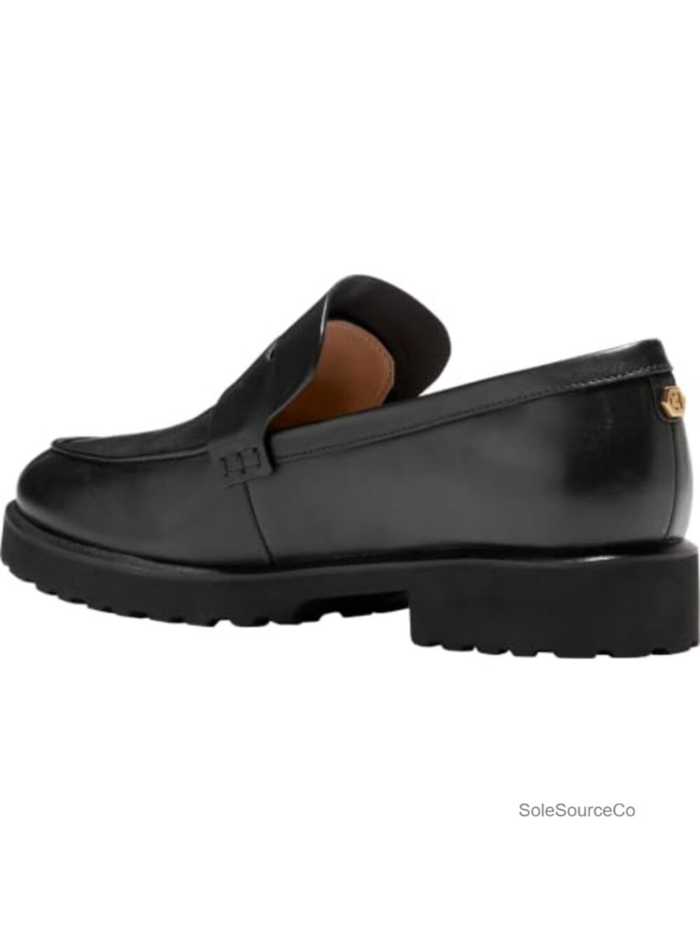 Leather Penny Loafers with Moc Stitch Detail – Comfortable Business Casual Flats - Picture 6 of 6